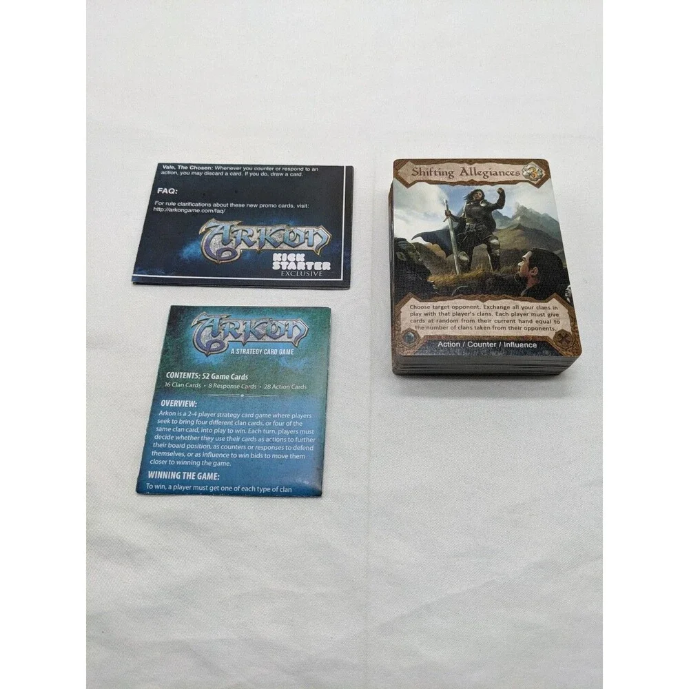 Lot Of (62) Arkon Strategy Card Game Cards Hill Gaming Co